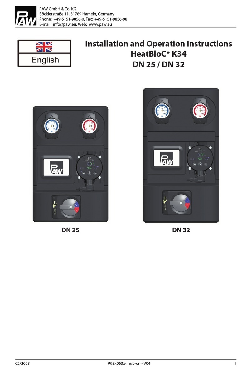PAW HeatBloC K34 Manuale del proprietario