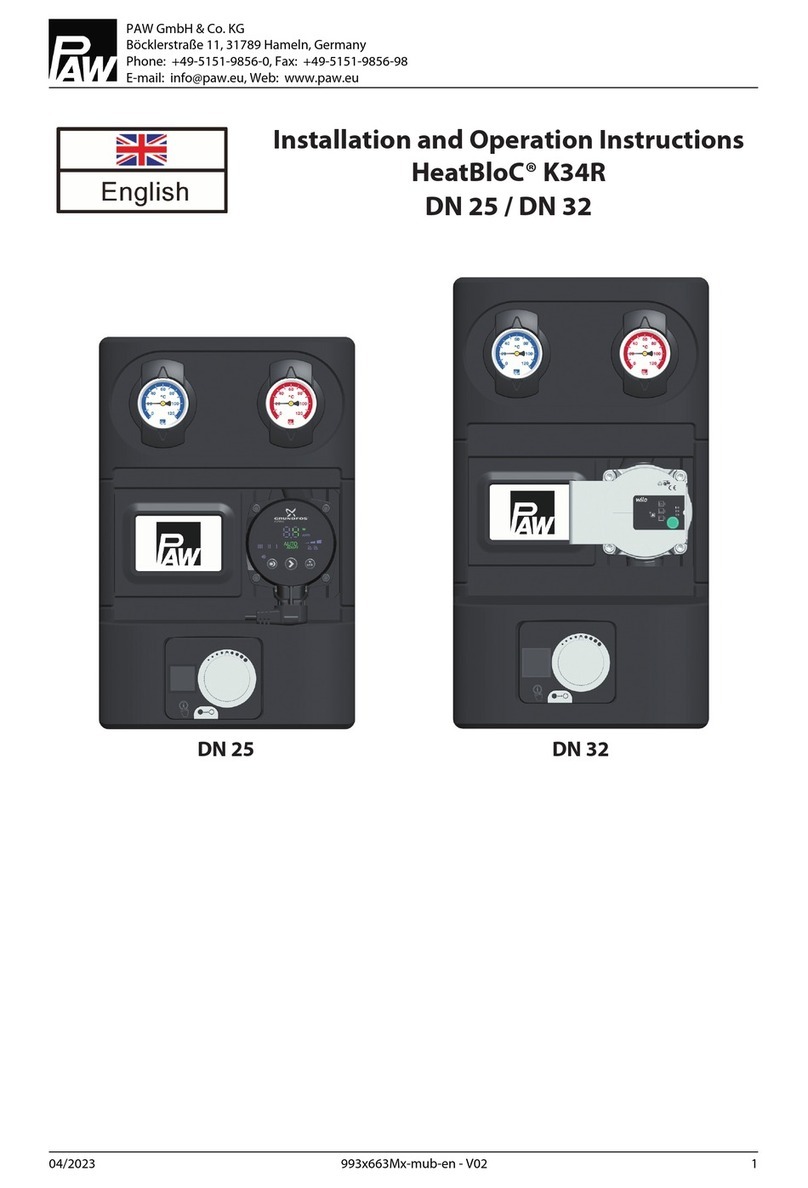 PAW HeatBloC K34R Manuale del proprietario