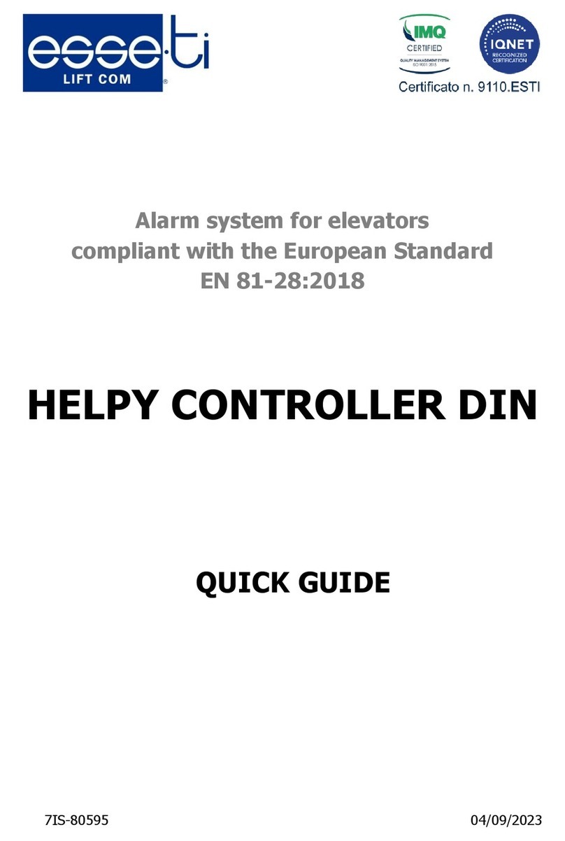 Esse-ti HELPY CONTROLLER DIN Manuale utente