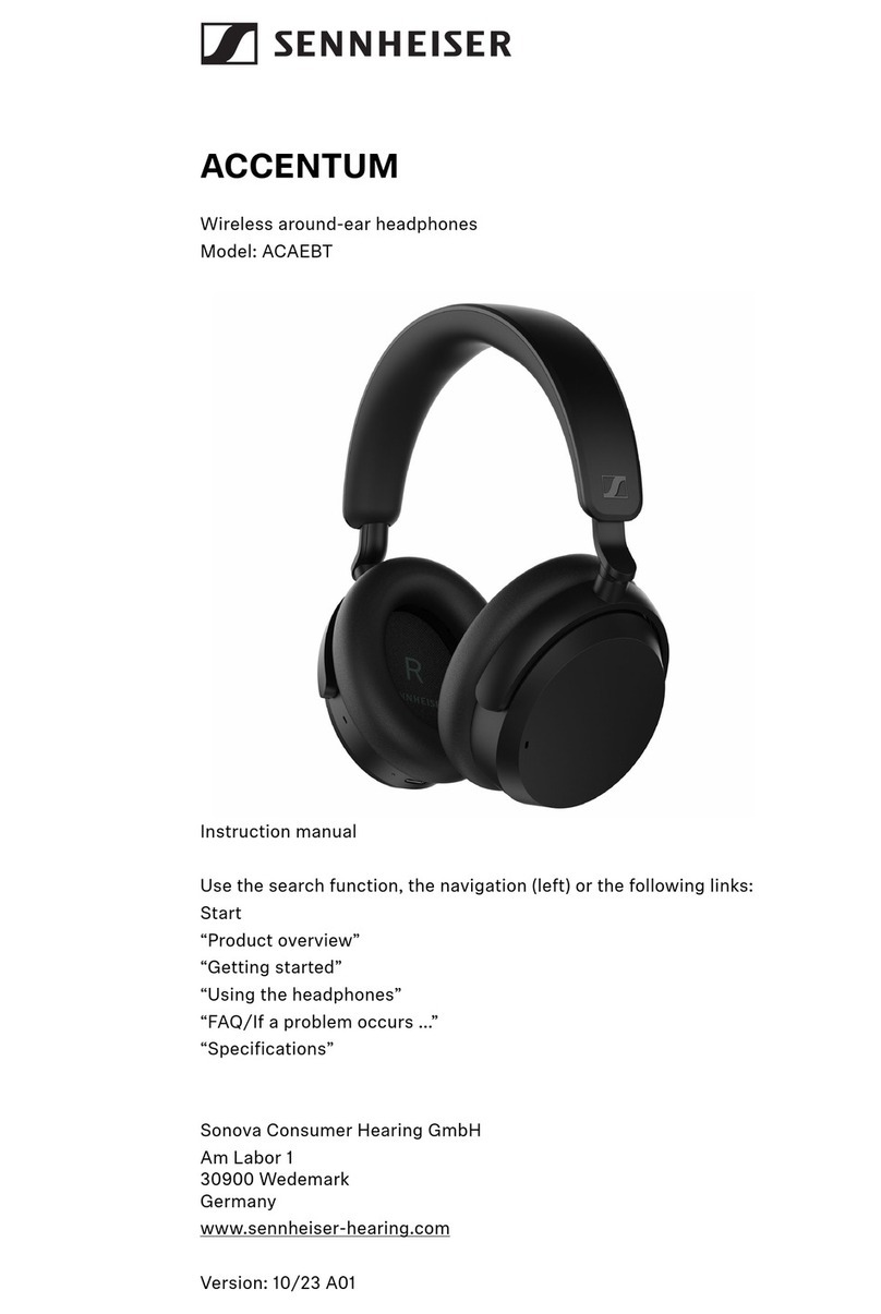 Sennheiser ACCENTUM Manuale utente
