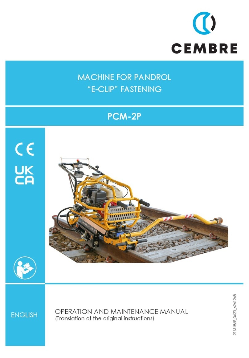 Cembre PCM-2P Manuale utente