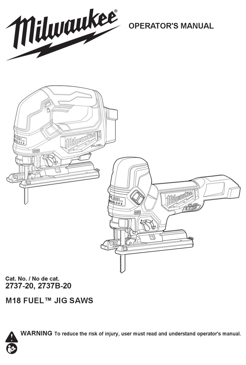 Milwaukee M18 FUEL 2737-20 Manuale utente