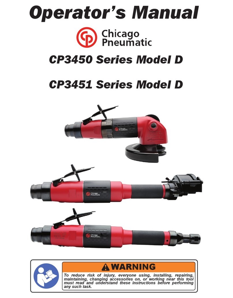 Chicago Pneumatic CP3450 Manuale utente