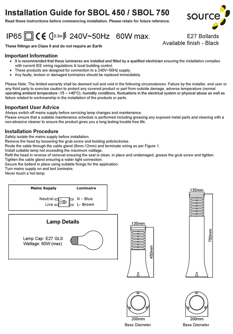 Source SBOL 450 Manuale utente Source SBOL 450 Manuale utente