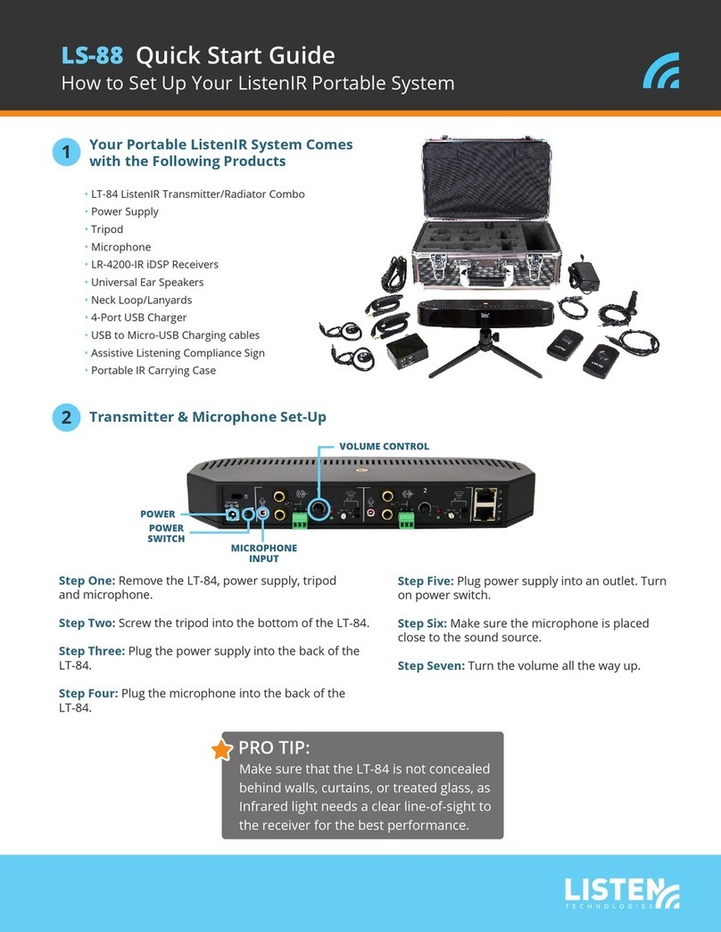 Listen LS-88 Manuale utente