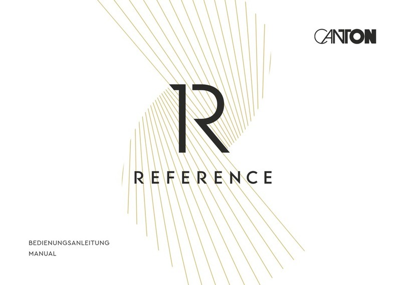 Canton Reference Manuale utente