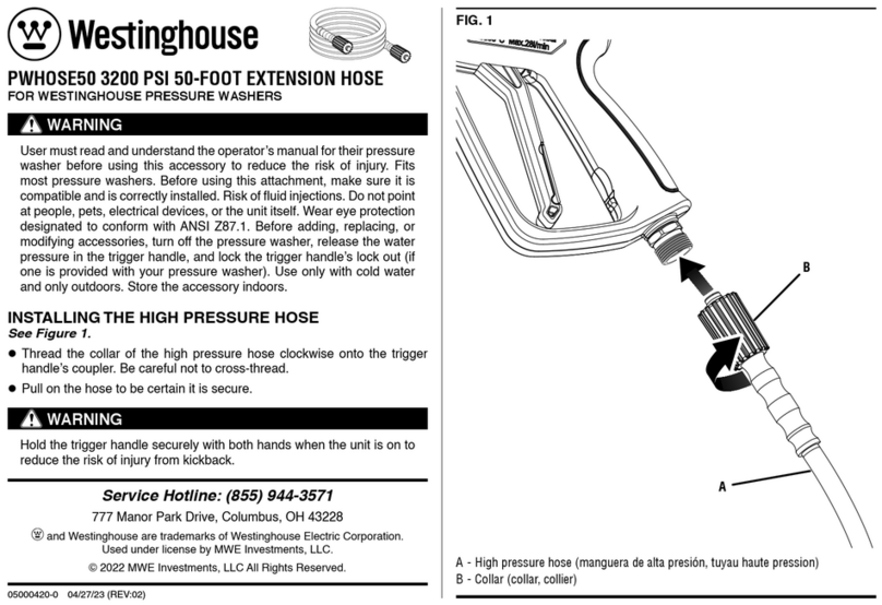Westinghouse PWHOSE50 Manuale utente