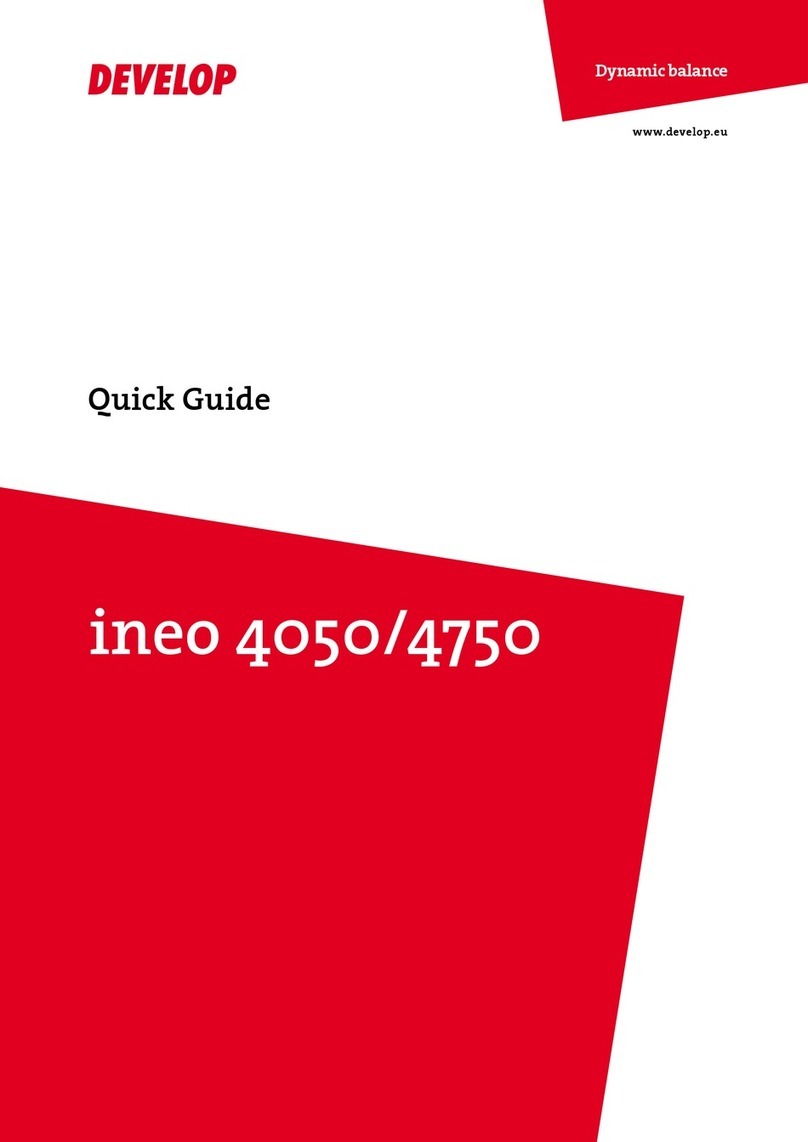 Develop ineo 4050 Manuale utente