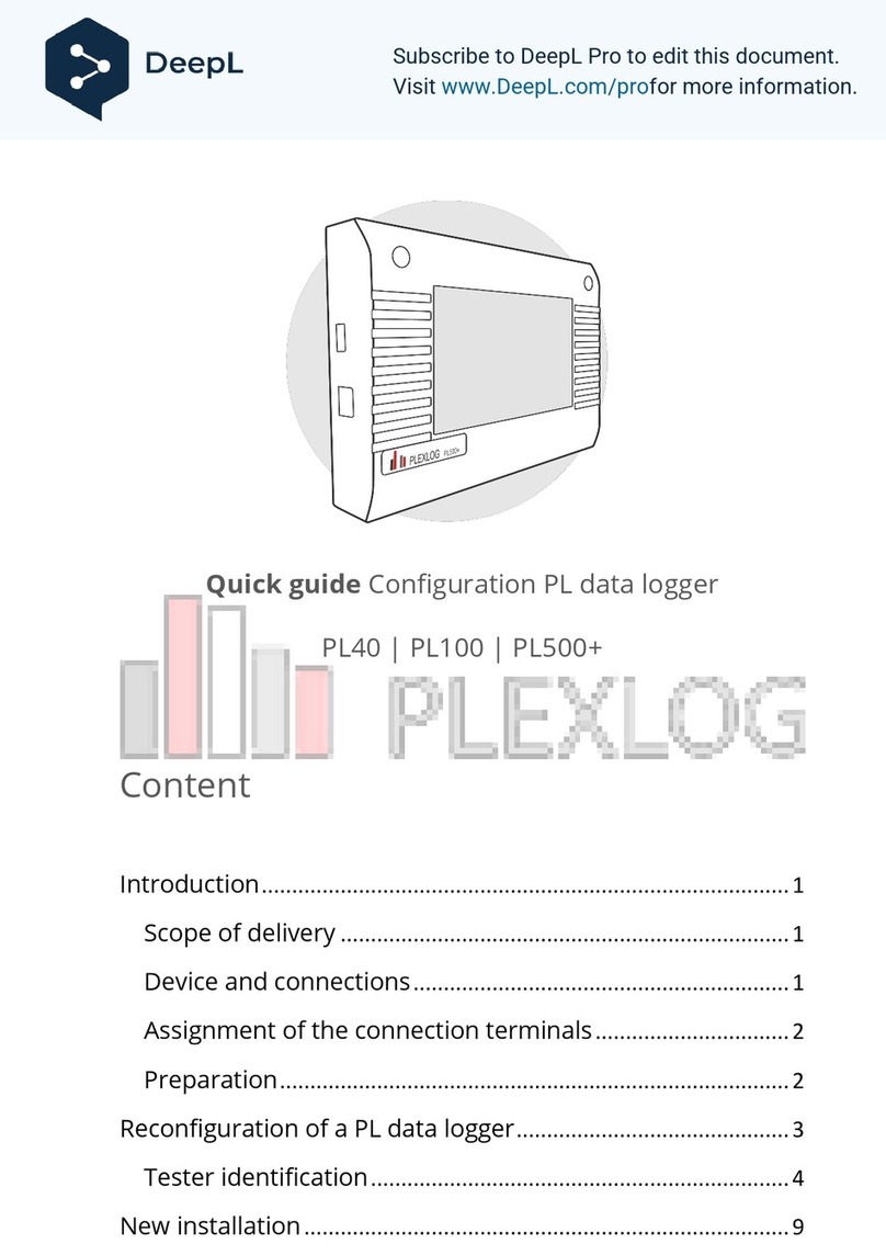 PLEXLOG PL40 Manuale utente