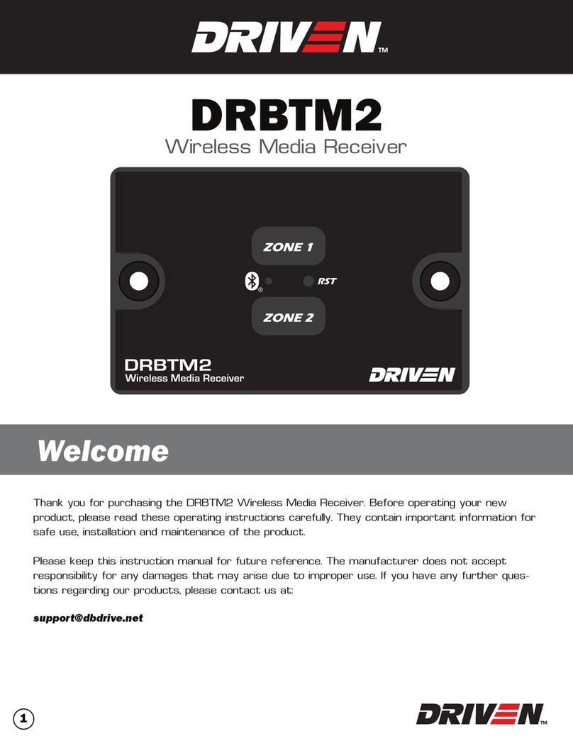DRIVEN DRBTM2 Manuale utente