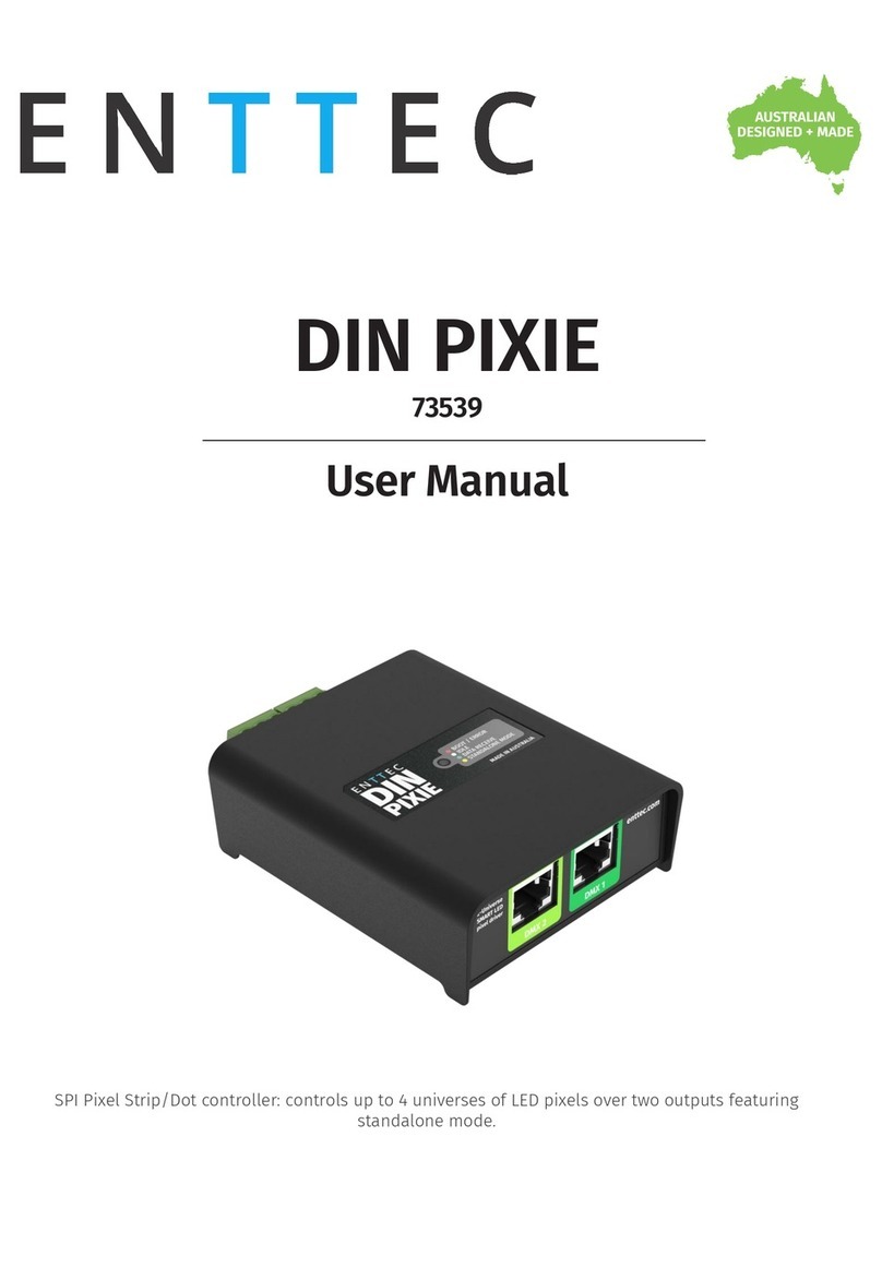 Enttec Din Pixie Manuale utente