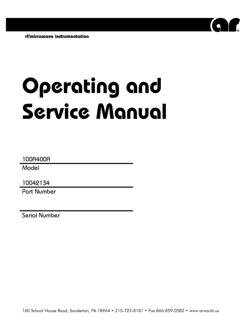AR 100A400A Manuale di servizio