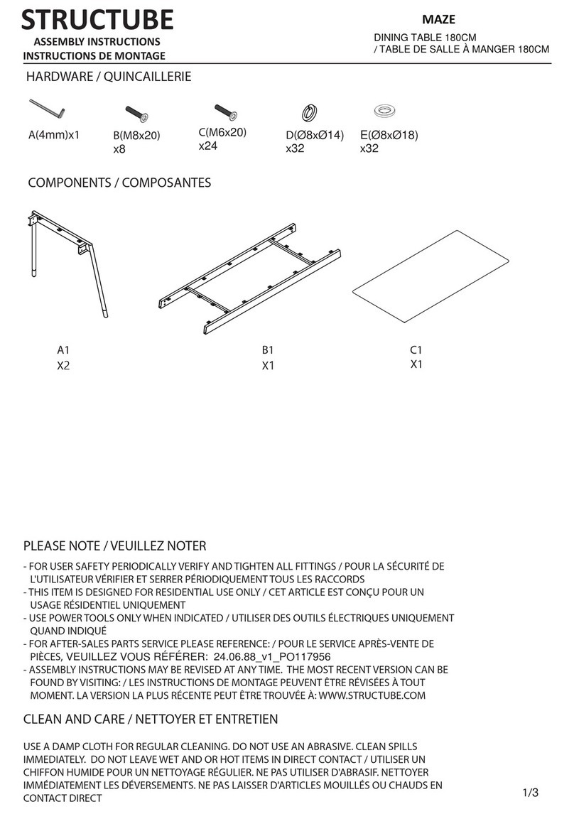 STRUCTUBE MAZE Manuale utente