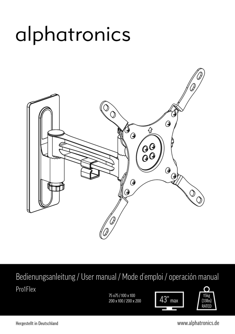 alphatronics Pro1Flex Manuale utente