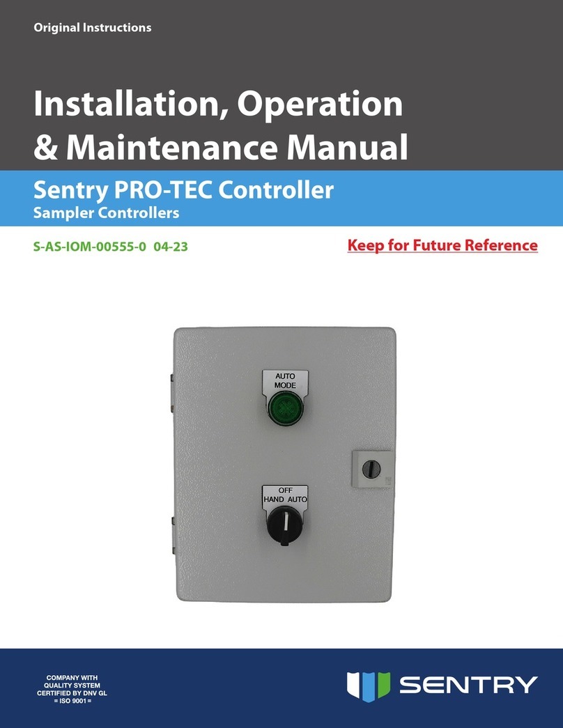Sentry PRO-TEC Controller Manuale di istruzioni