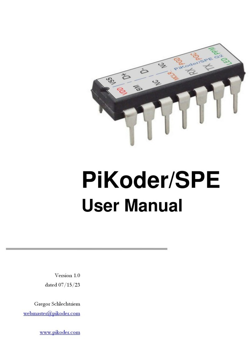 PIKODER PiKoder/SPE Manuale utente