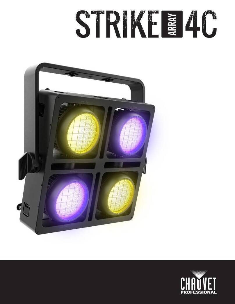 Chauvet Professional STRIKE Array 4C Manuale utente Chauvet Professional STRIKE Array 4C Manuale utente