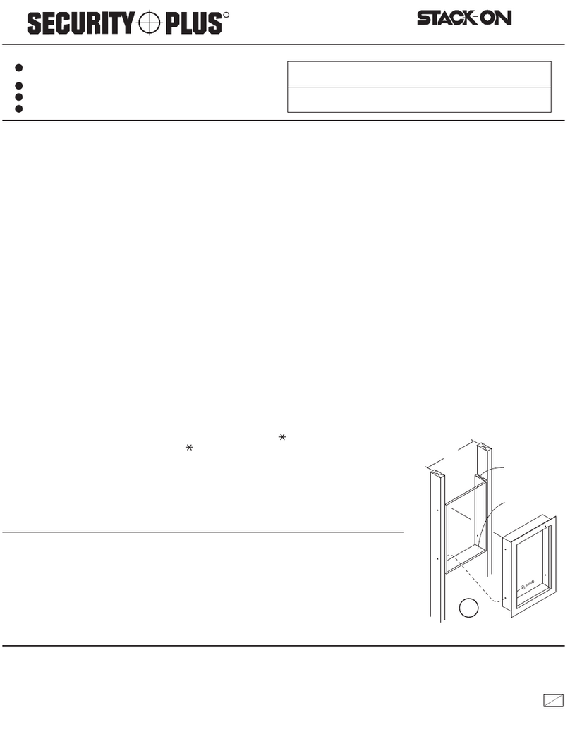 Stack-On SECURITY PLUS Manuale utente