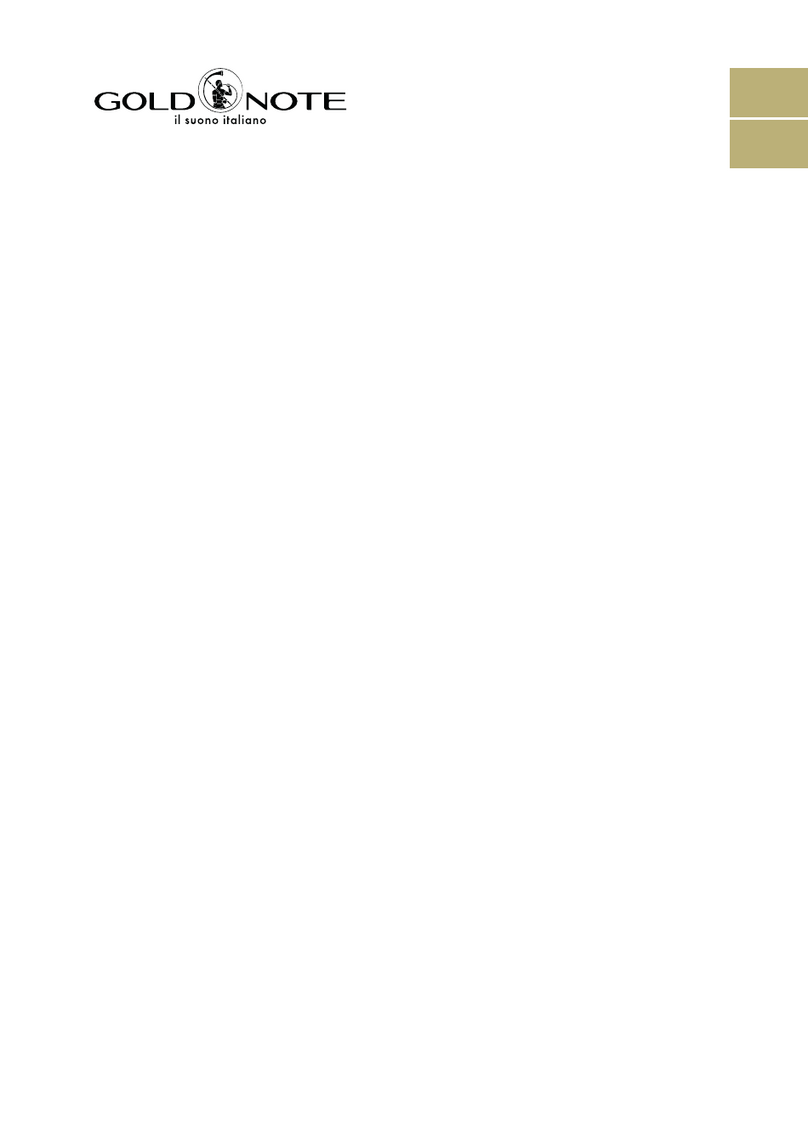 Gold Note IS-10 Manuale utente