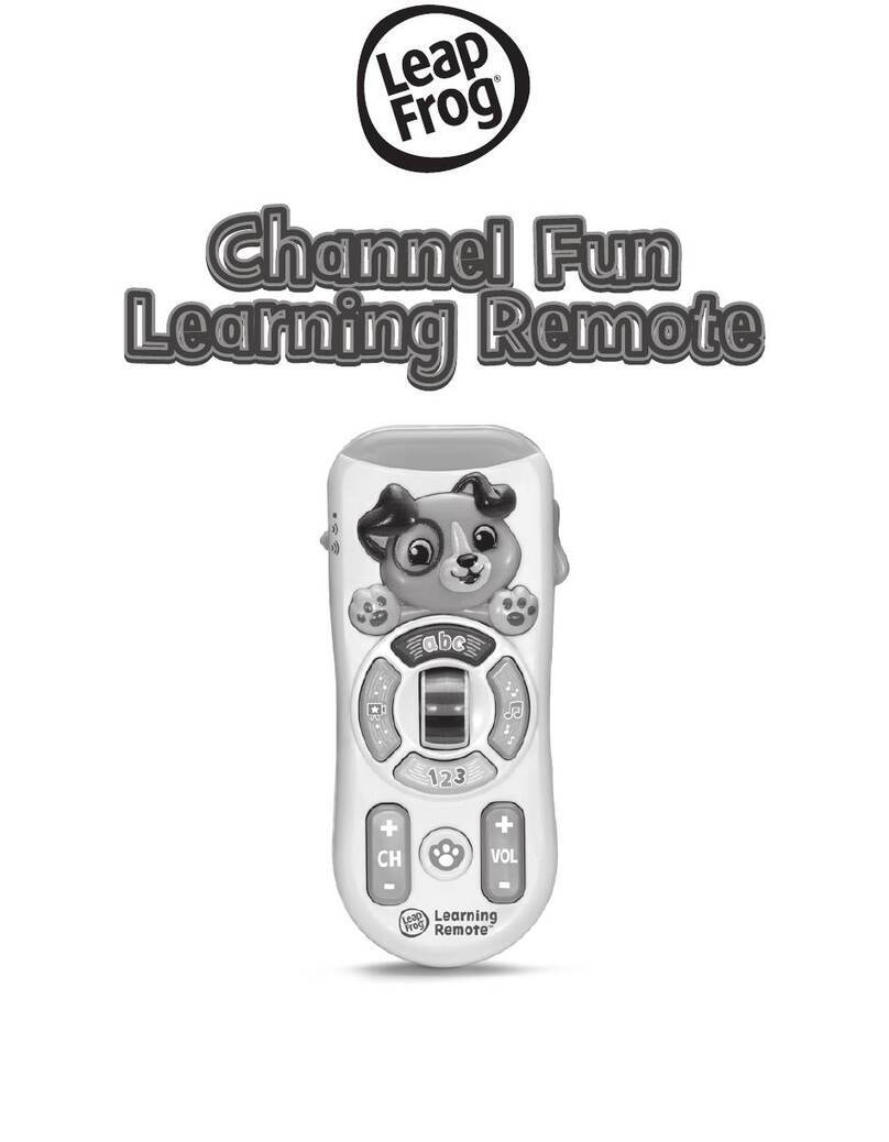 LeapFrog Channel Fun Learning Remote Manuale utente