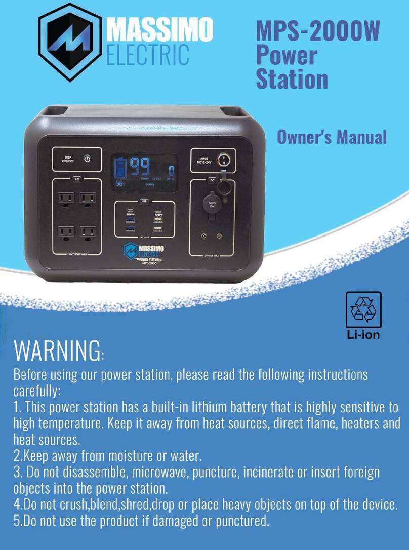 Massimo MPS-2000W Manuale utente