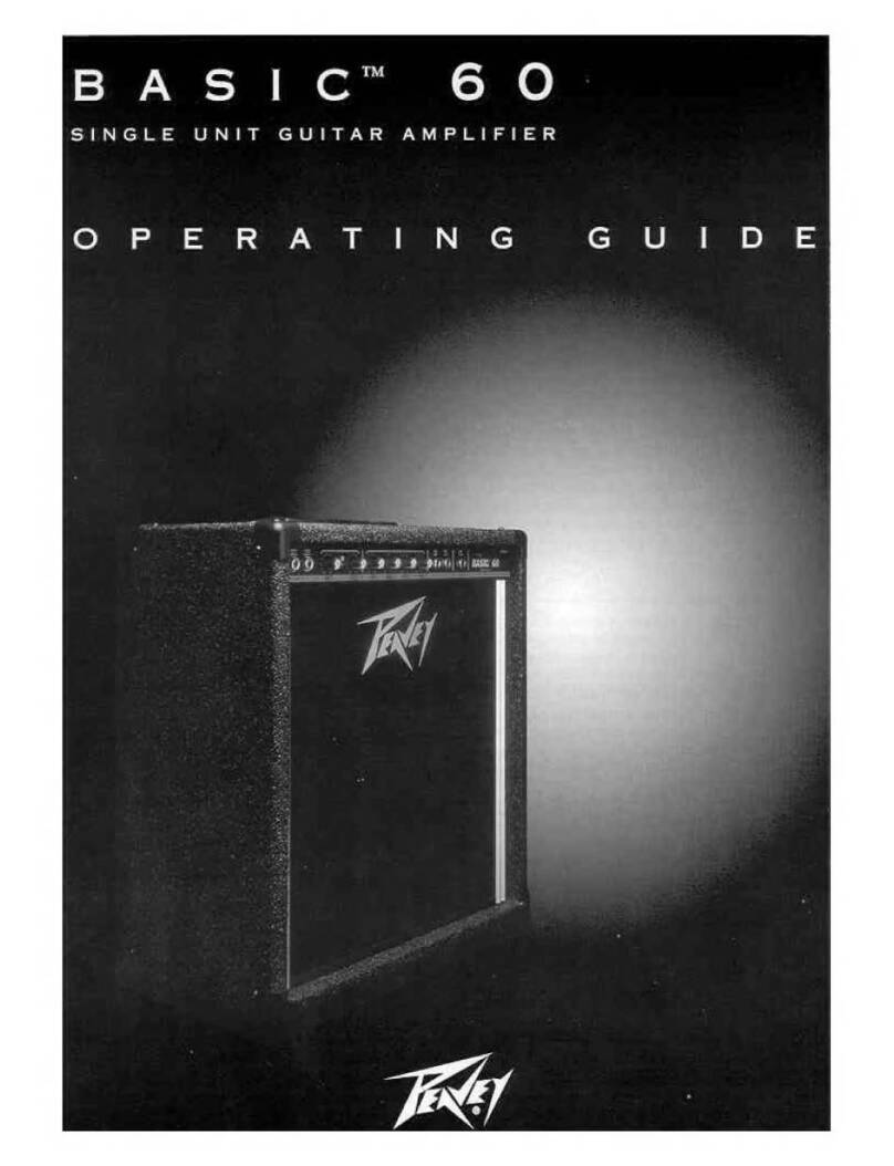Peavey Basic 60 Manuale utente