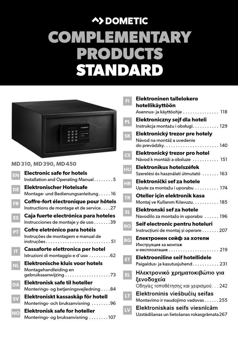 Dometic MD310 Manuale utente