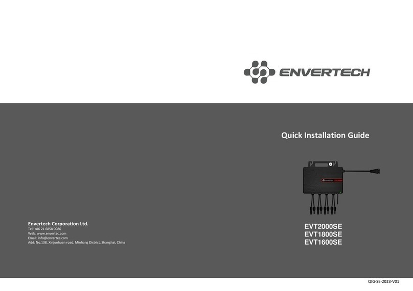 Envertech EVT2000SE Manuale utente