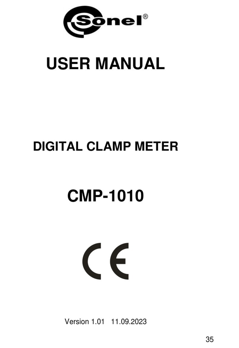 Sonel CMP-1010 Manuale utente