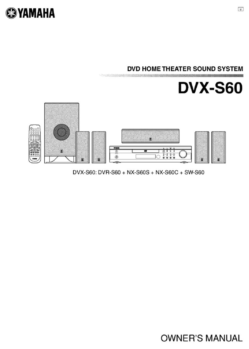 Yamaha DVX-S60 Manuale utente