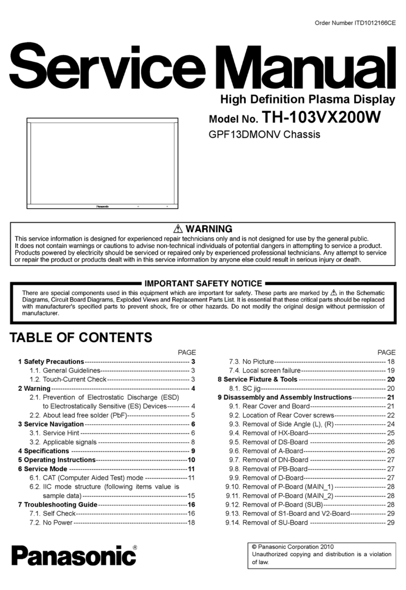 Panasonic TH-103VX200W Manuale utente