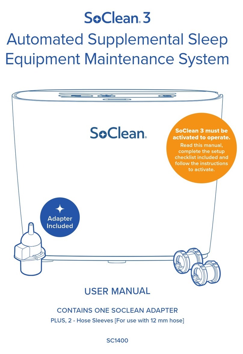 SoClean 3 Manuale utente