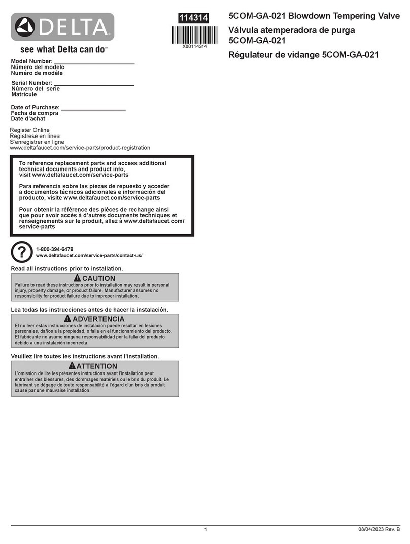 Delta 5COM-GA-021 Manuale utente