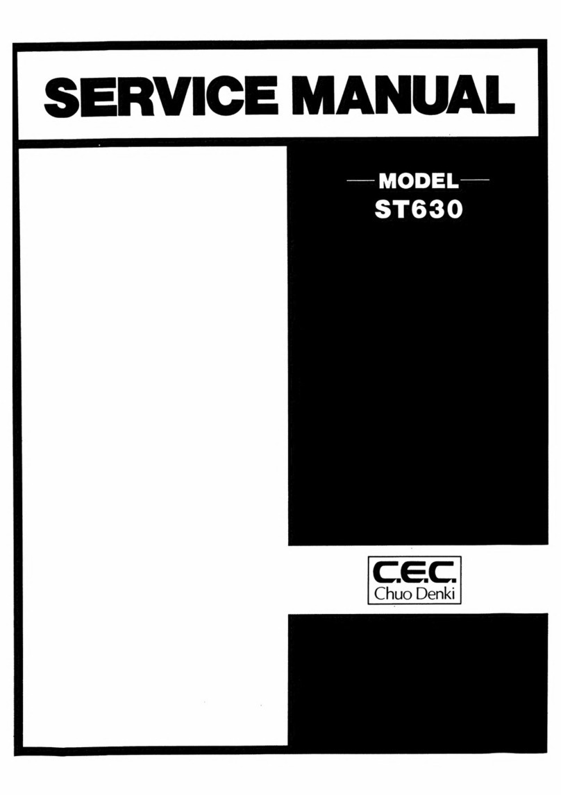 C.E.C. ST630 Manuale utente