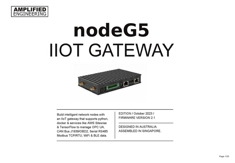 AMPLIFIED ENGINEERING nodeG5 Manuale utente