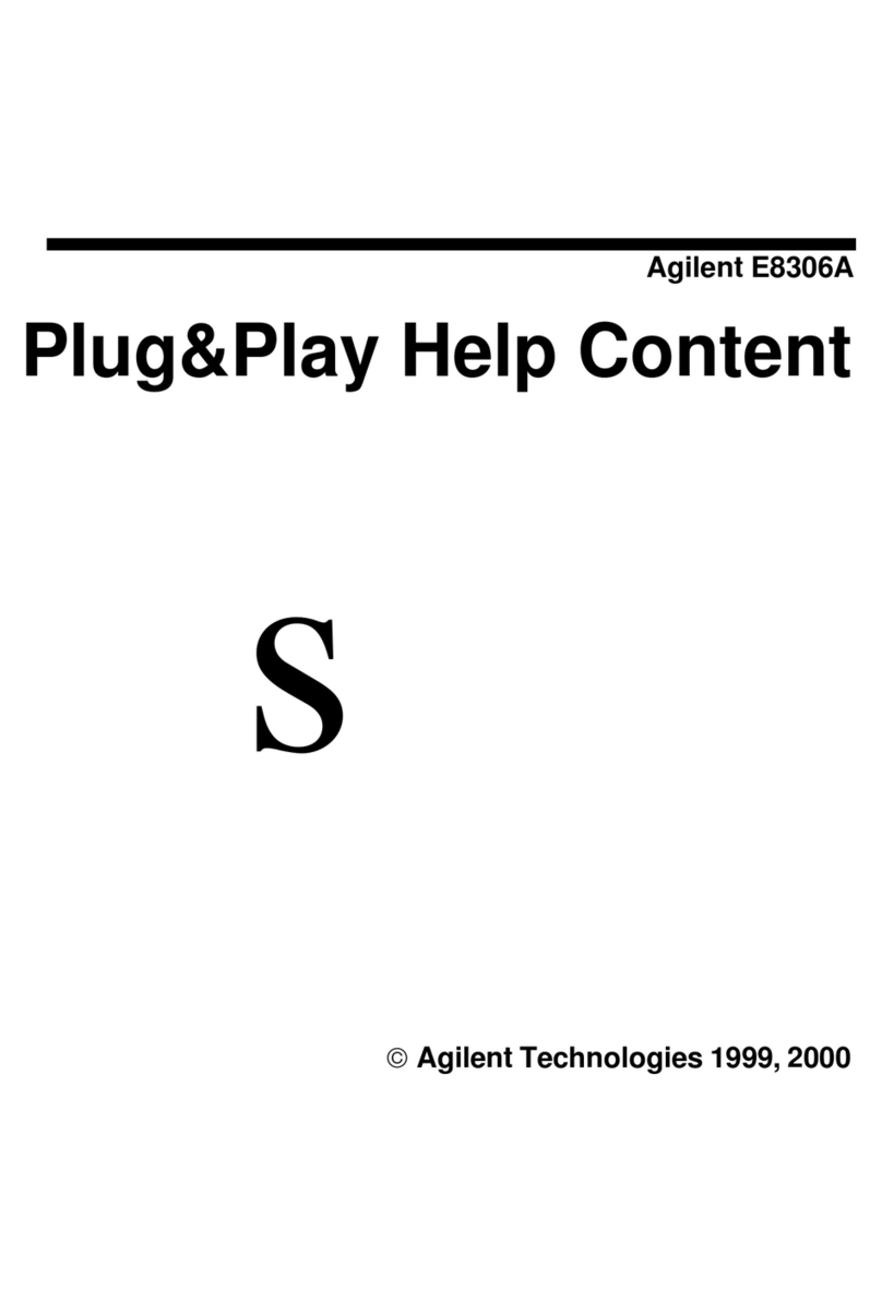 Agilent Technologies E8306A Manuale utente