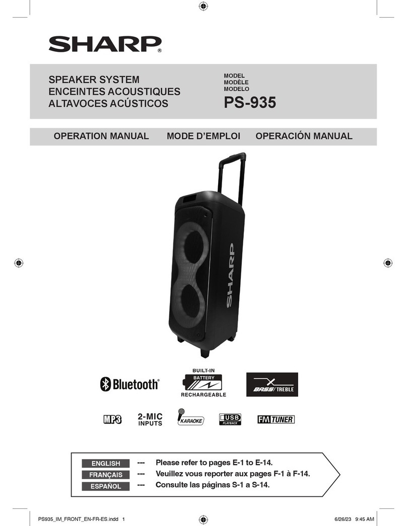 Sharp PS-935 Manuale utente