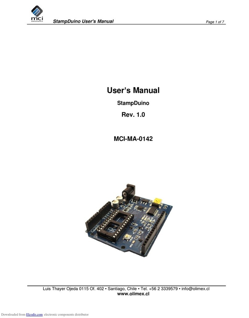MCI electronics StampDuino Manuale utente