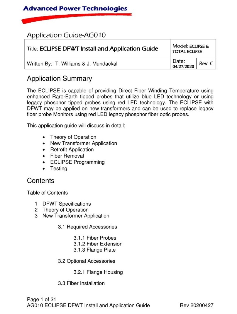 Advanced Power technologies ECLIPSE Guida utente Advanced Power technologies ECLIPSE Guida utente