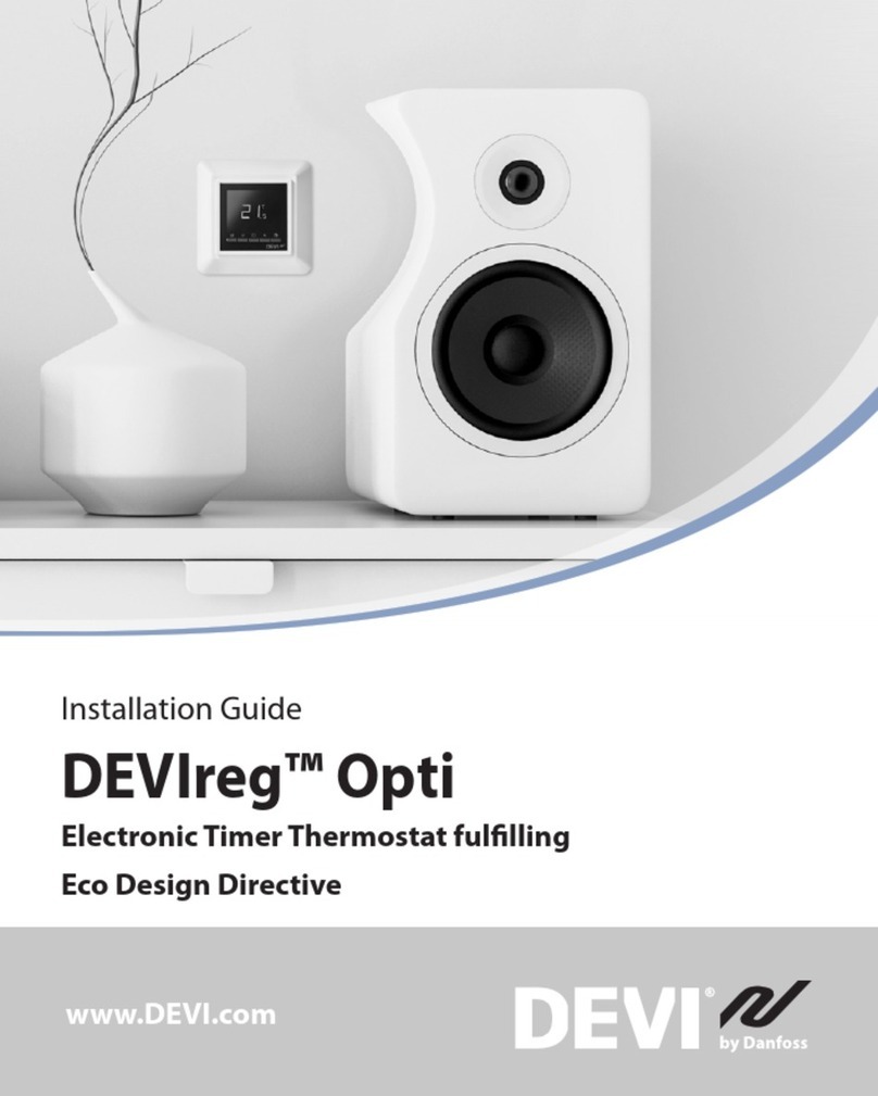 Danfoss DEVI DEVIreg Opti Manuale utente