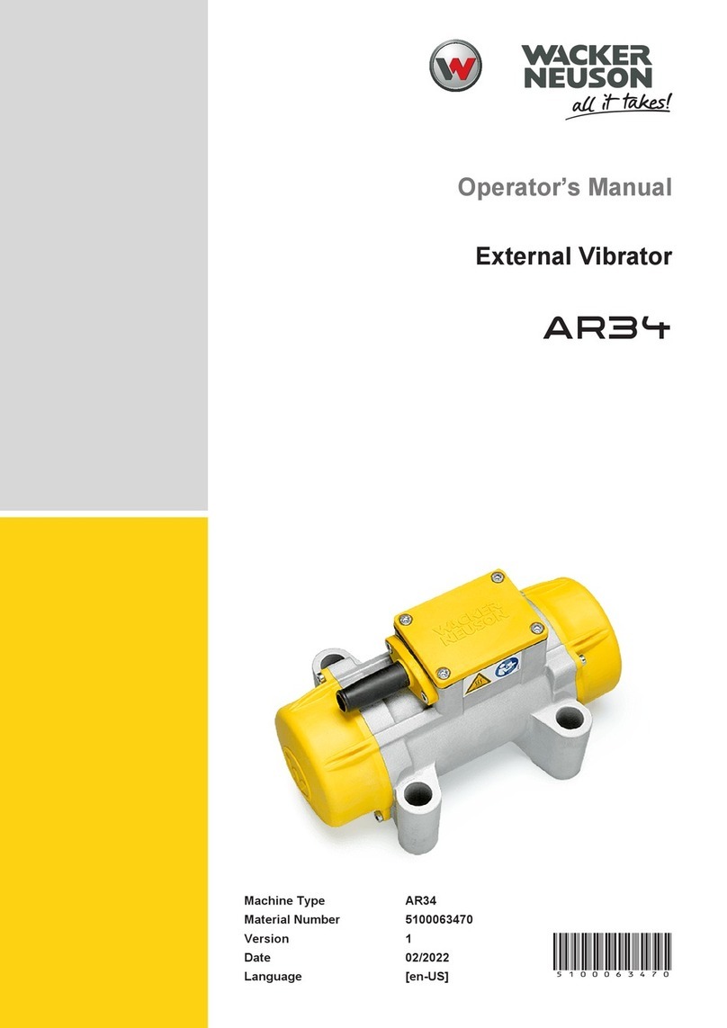 Wacker Neuson AR34 Manuale utente