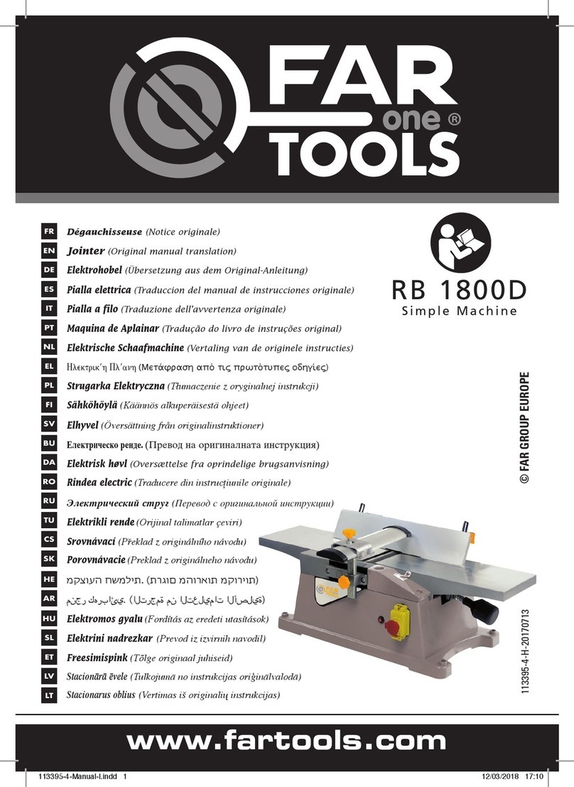 Far Tools 113395 Manuale per l'uso e la cura Far Tools 113395 Manuale per l'uso e la cura