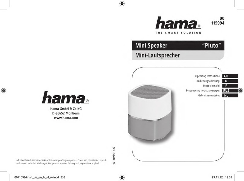 Hama Pluto Manuale utente