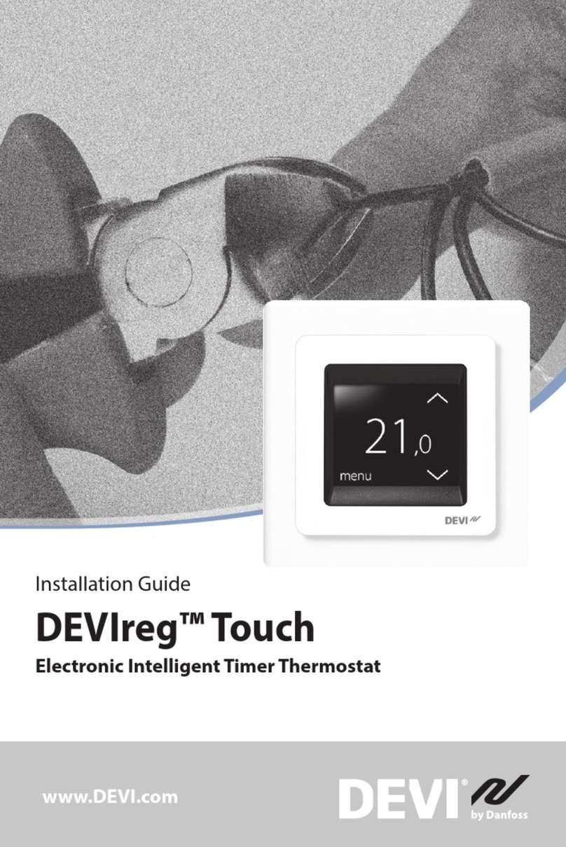 Danfoss DEVIreg Touch Manuale utente