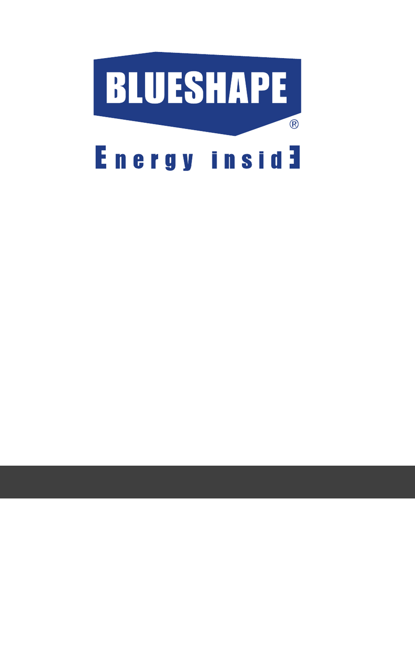 Blueshape CBS8XW Manuale utente