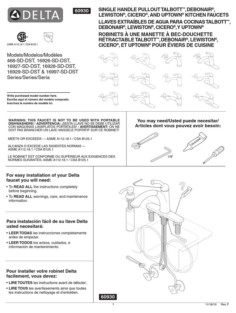 Delta TALBOTT Manuale utente