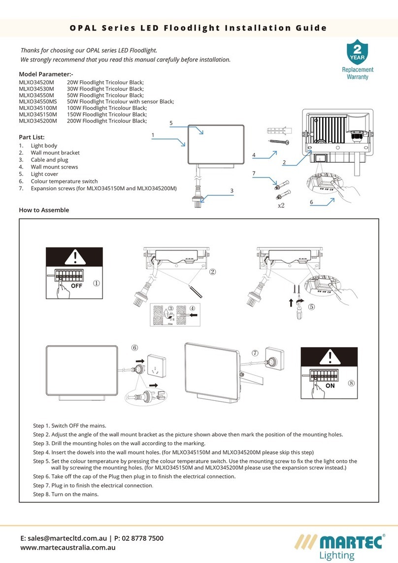 Martec OPAL Series Manuale utente