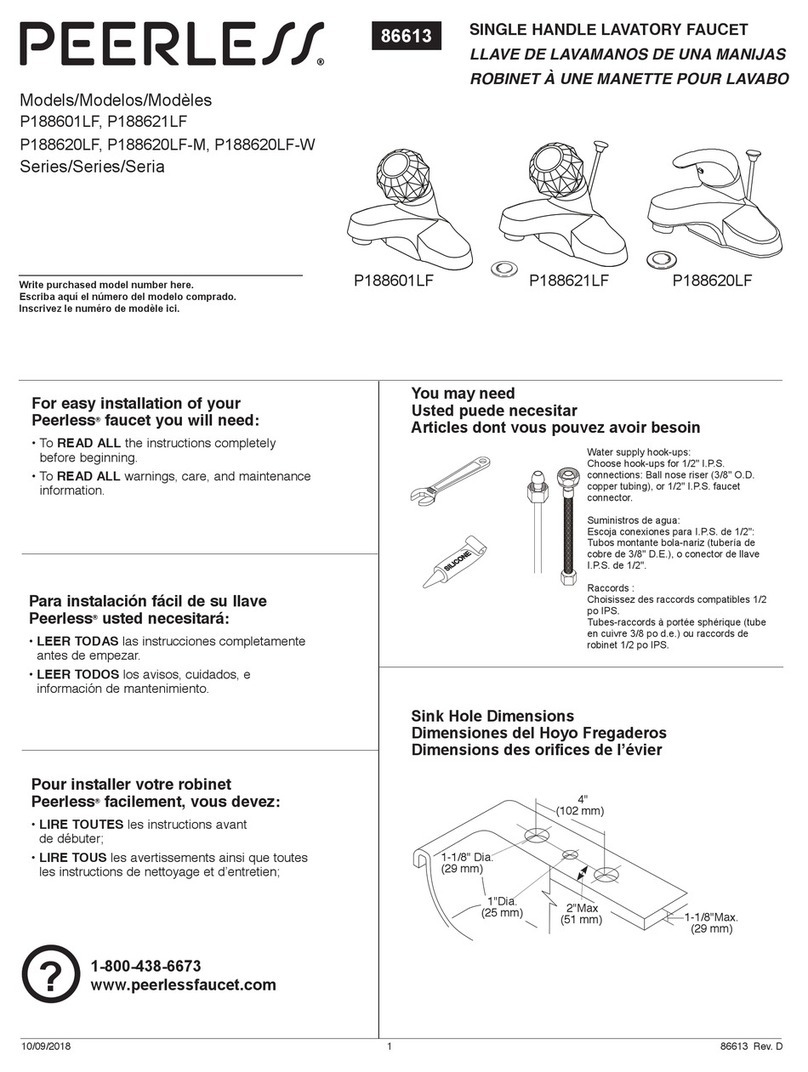 PEERLESS P188601LF Manuale utente