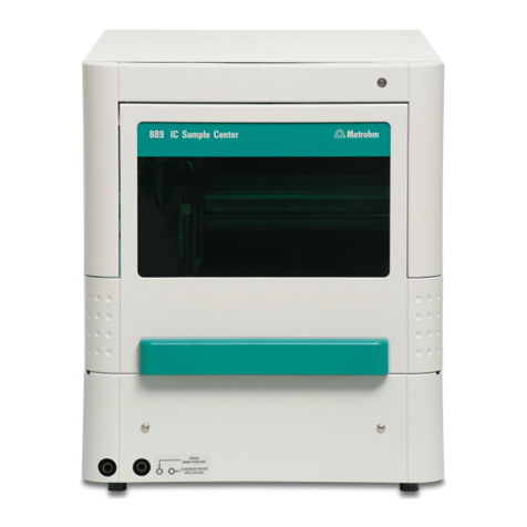 Metrohm 889 IC Sample Center Basic Manuale utente
