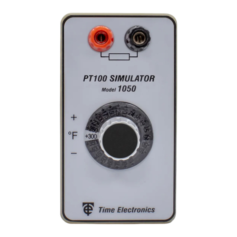 Time Electronics 1050 Manuale utente